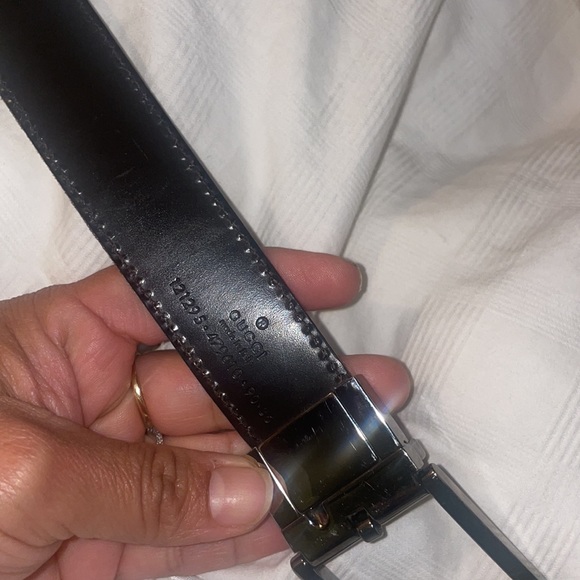 Gucci canvas brown belt. - Picture 8 of 11